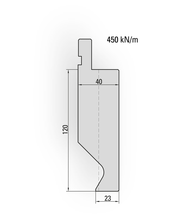 12.051-835 Dichtdrukgereedschap - pletten - H=120 / L=835 mm