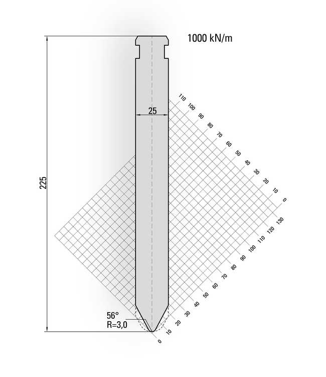 17.560-500 H=165 / L=500 mm