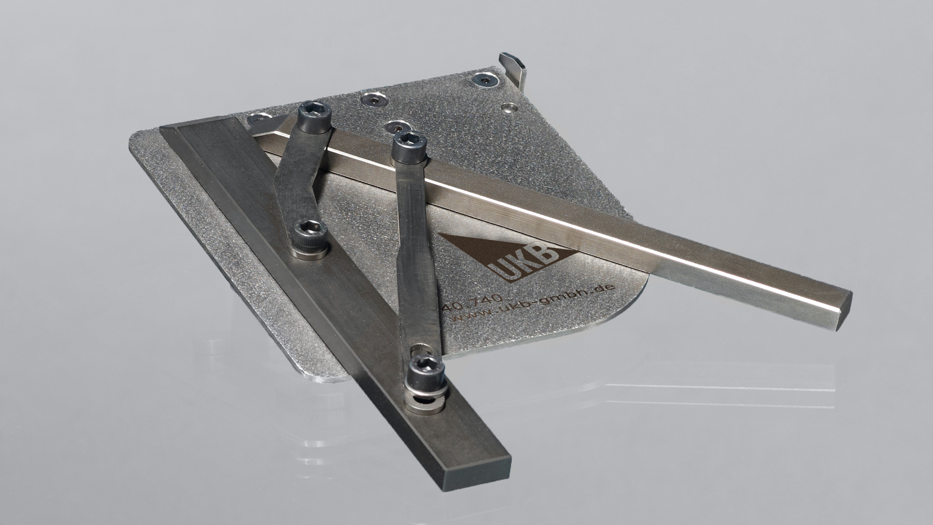 40.740 Set zijaanslag links, 90° flexibel instelbaar 130 mm breed