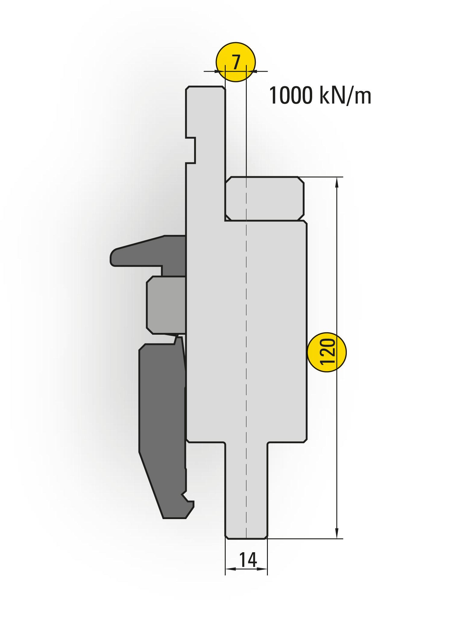 50.210 Adaptersysteem A type Swing