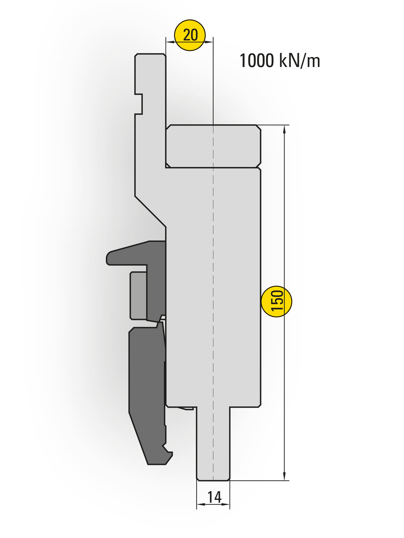50.250 Adaptersysteem A type Swing