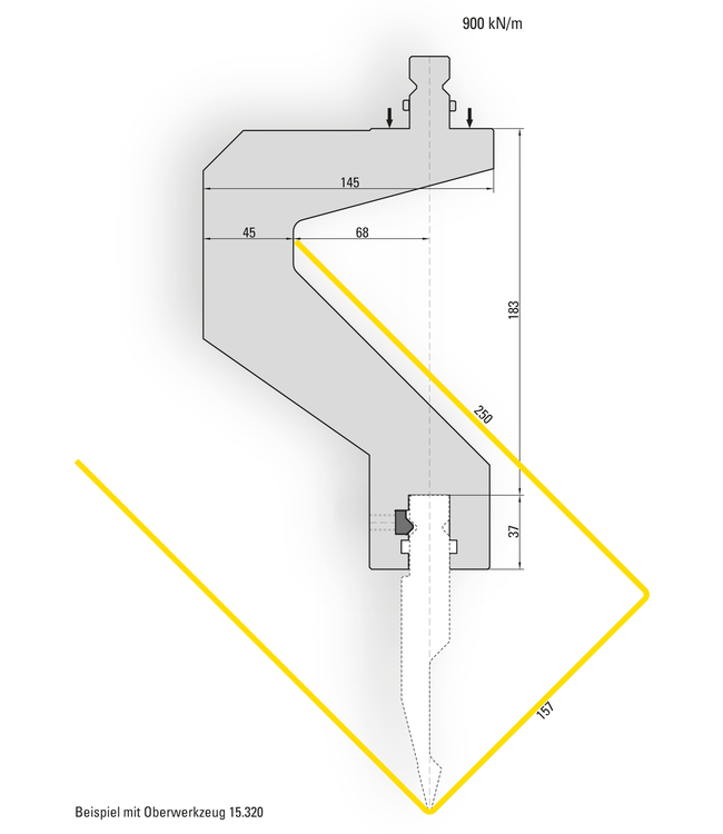 50.503 Verlengstuk Bovengereedschap