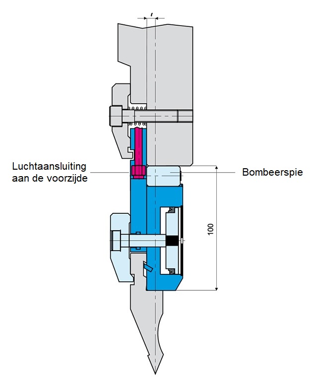 50.635X CLARK Pneum. Bovenklemming met de hartlijn 7,0 mm uitvoering
Opm. 4 stuks
Kan zijn dat de pakkingen vervangen moeten worden
Geen pneumatische besturingskast (50.650 o.i.d)