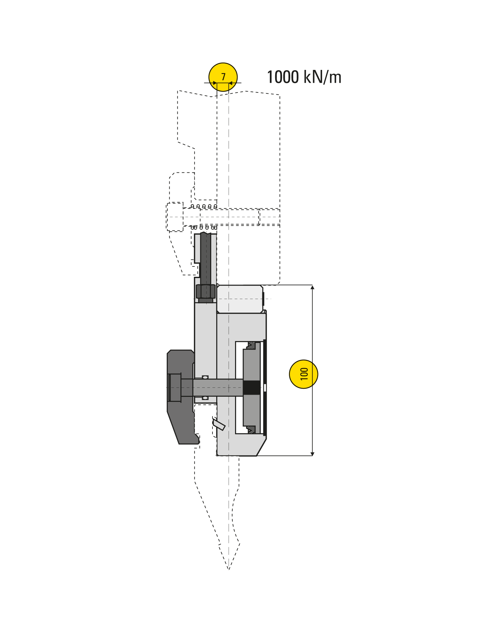 50.635 CLARK Pneum. Bovenklemming