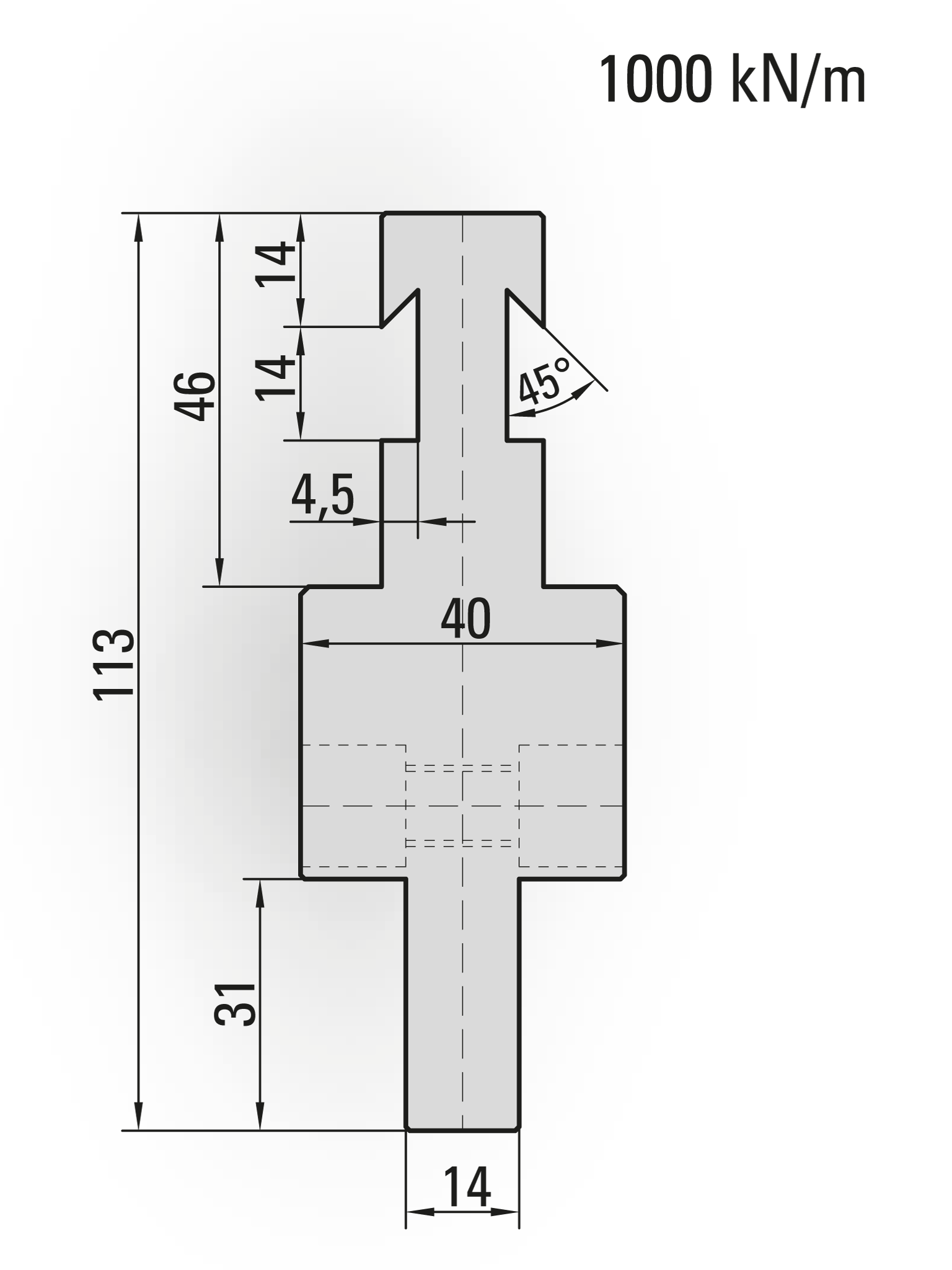 Bovengereedschap Adapter Beyeler R