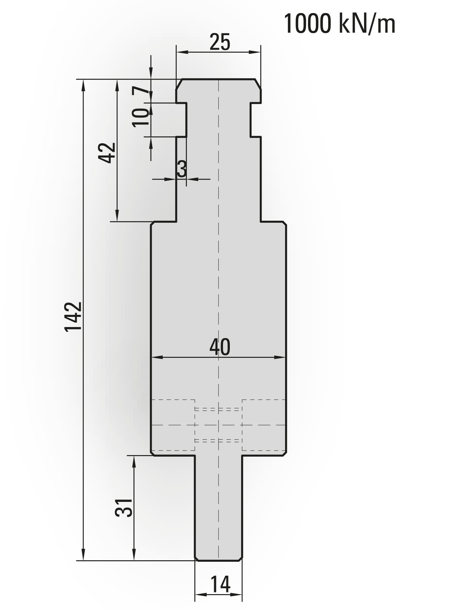50.993 Bovengereedschap Adapter Weinbrenner