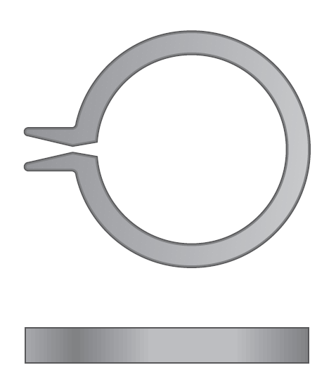 A0VAASAC TTT Station A Accessoires Anti Rotatie Clip tbv Rond
