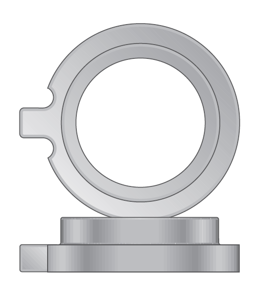 A0VBASAC TTT Station B Accessoires Anti Rotatie Clip tbv Rond