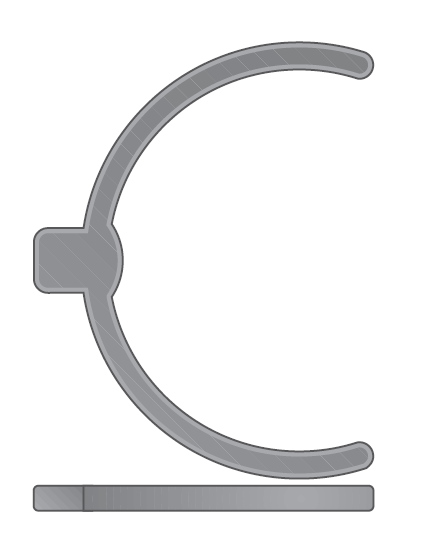 A0VBWBAC Instel Clip Station B S.90 (Non ABS/WLS)