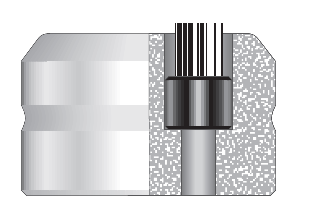 ADLE0001 Matrijsbody tbv Borstels Station E voor Ultraform®
