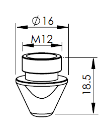 AM325-0003CPX AM-NOZZLE Ø 1.5 CP