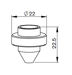 AM326-0017 AM-MB-NOZZLE Ø 1.7