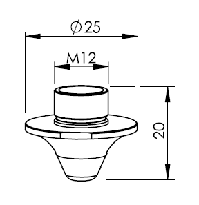 AM343-9812CPX AM-NOZZLE Ø 1.2 CP