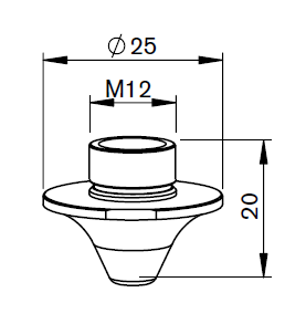 AM367-1411CPX AM-Nozzle eco cut, Ø S1.5 mm CP