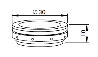 AM367-2026 AM-PTFE INSULATOR FOR ADAPTOR