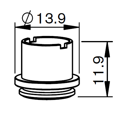 AM367-6438X AM-INNER FOR ADAPTOR