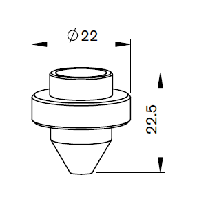 AM387-1901 AM-MB-HV NOZZLE Ø 2.5