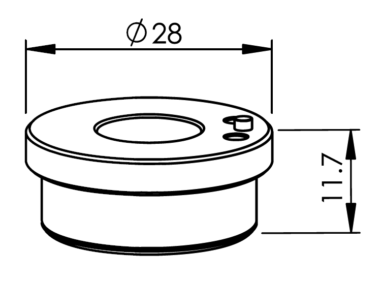 BL350-3224 BL- NOZZLE HOLDER KT B2" - M12