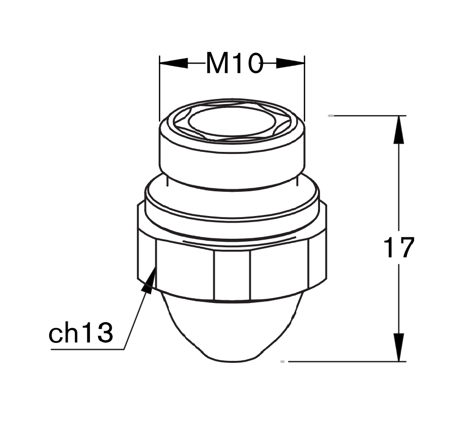 BY310-0078X BY-NOZ DBL 130, 1.5 MM - 1.5 MM (10 PK)