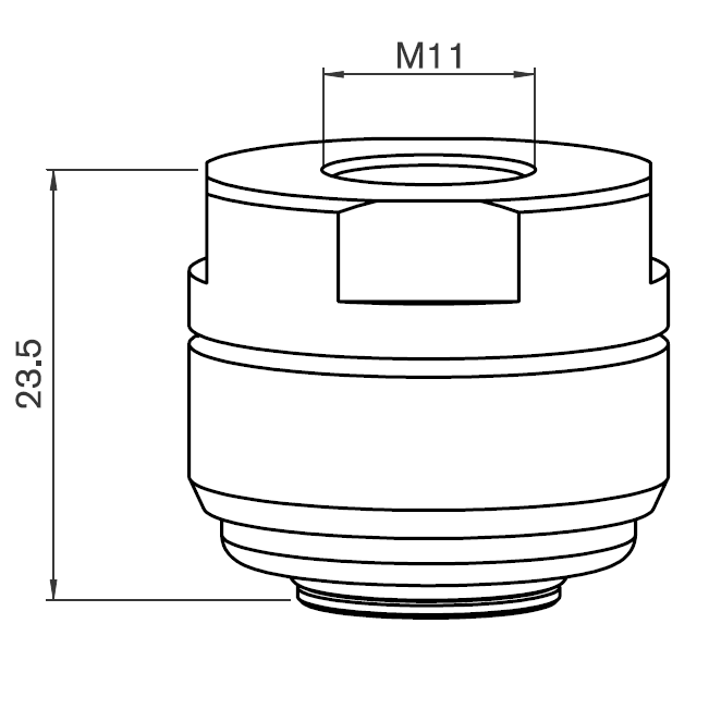 BY310-4605 BY-PUSH FIT NOZZLE HOLDER PRECISION
