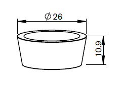 BY328-1959 BY-CERAMIC CONE - NEW VERSION