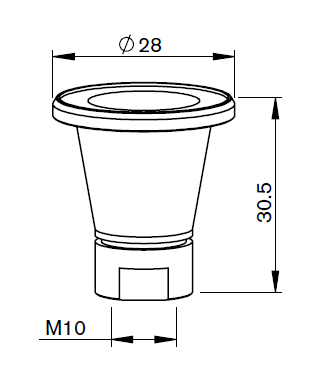 BY328-5497 BY-COPPER NOZZLE BODY