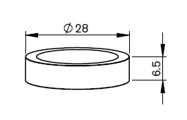BY328-9010 BY-CERAMIC INSULATING RING