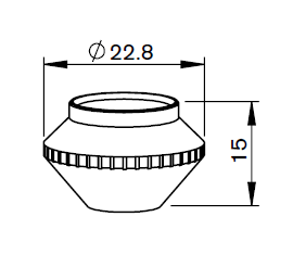 CN306-3021 CN-TIP RETAINER NUT