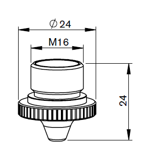 HW405-3010 HW-NOZZLE NP Ø 1.0