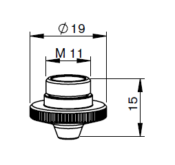HW405-4040 HW-DOUBLE NOZZLE N Ø 4.0