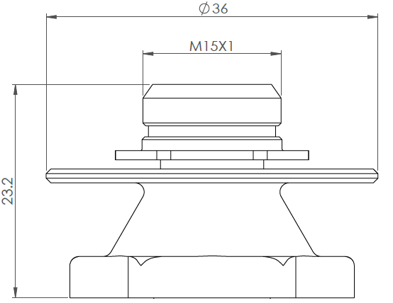 LV333-9093 LV-NOZZLE HOLDER BREAK AWAY