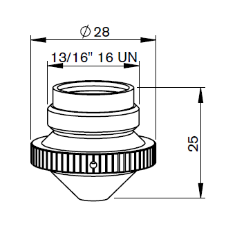 LV417-0004 LV-DOUBLE NOZZLE Ø 2.0