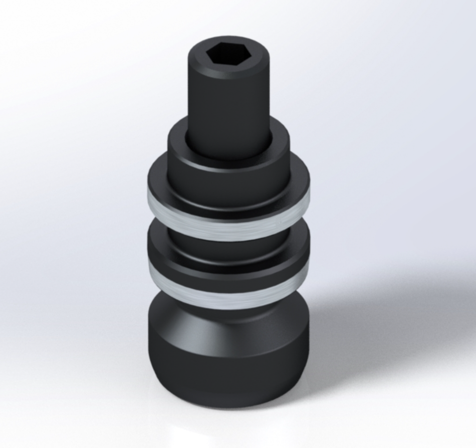 M5MAC-PS MATE Dynogrip 52 Aantrekknop -  Set van 4