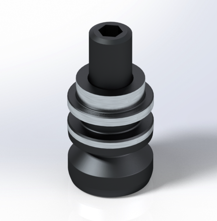M9MAC-PS MATE Dynogrip 52 Aantrekknop -  Set van 4