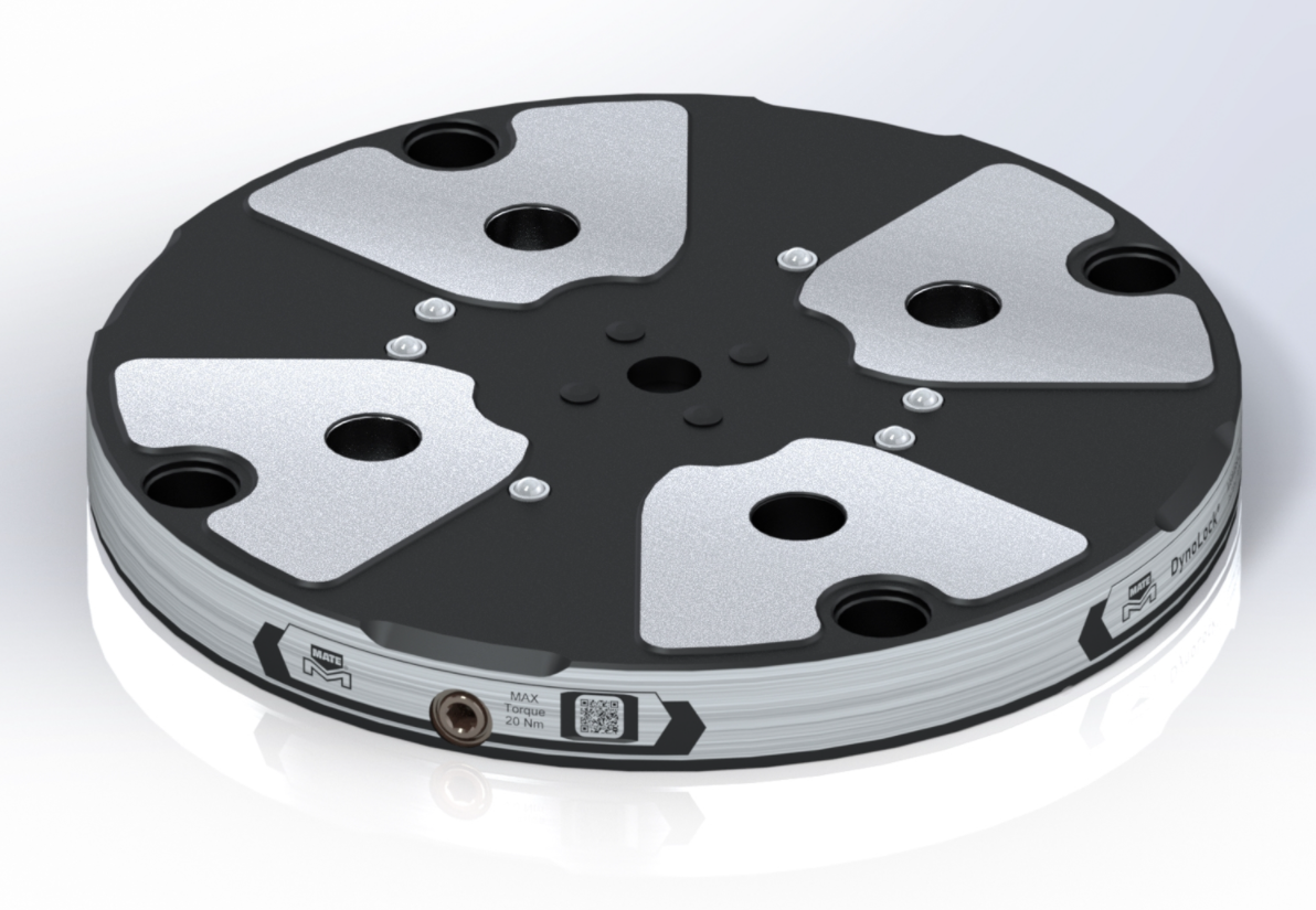 M9MBR-246-02 Dynolock 96 Serie  Werkstukopspansystemen  Rond
Diameter 246,0 mm
63,0 mm T-Sleuf t.b.v.montage
Extra 90° groef