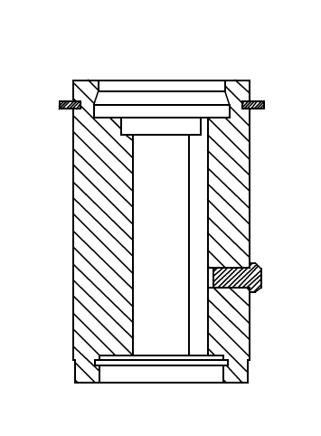 MATE00014 Stempel Geleiding Rond 1/2" Snap-Apart