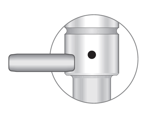 MIS60256 TTT Station A Accessoires Anti Rotatie Pin tbv Rond