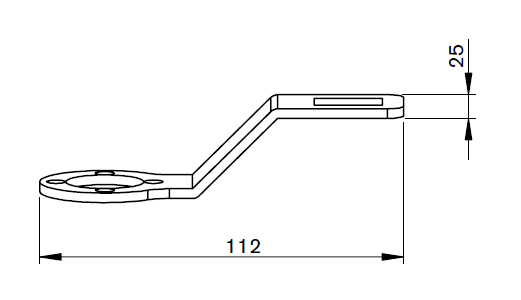 MZ309-0560 MZ-STEEL STYLUS ARM