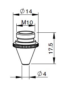 MZ321-0054CPX MZ-NOZZLE Ø 2.0 CP