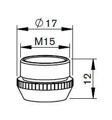 MZ332-1280 MZ-VESPEL NUT