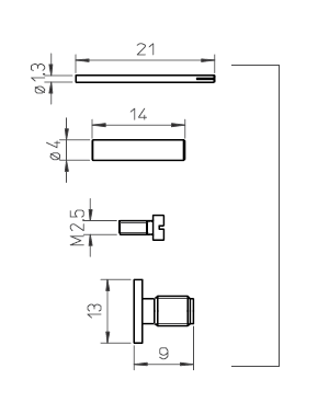 MZ335-0001 MZ-KIT CONNECTOR (AL76-88-127-113)