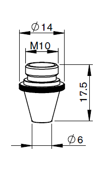 MZ346-0004CPX MZ-DOUBLE NOZZLE Ø 1.7 CP