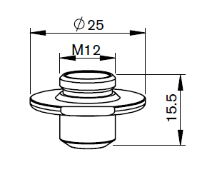 MZ373-0030 MZ-DOUBLE NOZZLE SMOOTH Ø 6.0