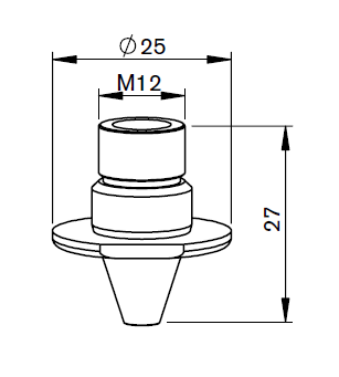 MZ373-0391CP MZ-NOZZLE SLIM Ø 3.5 CP