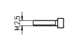 MZ413-0030 MZ-H.G. SCREW FOR CONNECTOR - 2 PCS