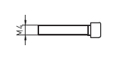 MZ413-0200 MZ-H.G. SET SCREWS FOR HEAD - 4 PCS