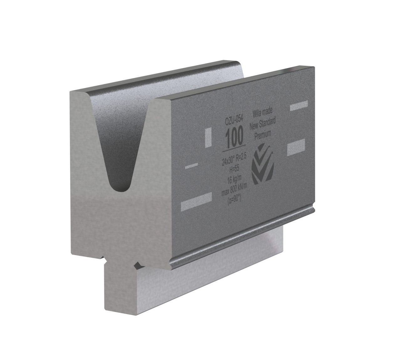 W277047X OZU-054/6 - V=24 - 30° - R=2,5 - L=200 mm
opm. 1 stuks