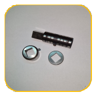PLXZ3A-SET Set Vierkant XMTE Ø24,0 mm
Stempel PLXZ3A 15,0x 15,0 mm
Afstroper S6XZ3A 15,0x 15,0 mm
Matrijs DOXZ3A 15,0x 15,0 mm (+0,2 mm tc)