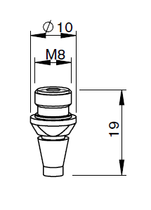 PR393-3451CPX PR-NOZZLE Ø 1.5 CP CON-CYL