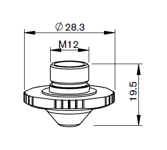 PR422-0109CP PR-NOZZLE PENT Ø 3.0 CP